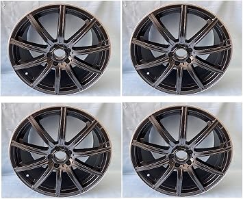 4pc 19" BLACK AMG E63 WHEELS RIMS FITS MERCEDES BENZ E CLASS E250 E350 E550