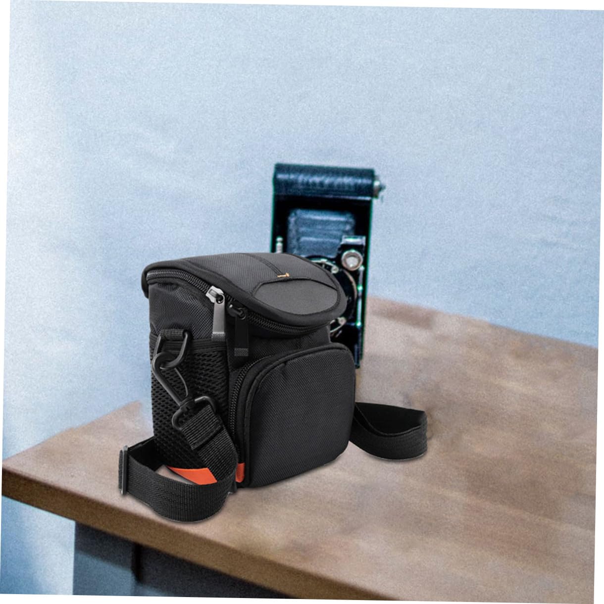Gadpiparty Portafoglio Neutro Da Viaggio In Nylon Con Borsa Per Fotocamera Da 2 Pezzi