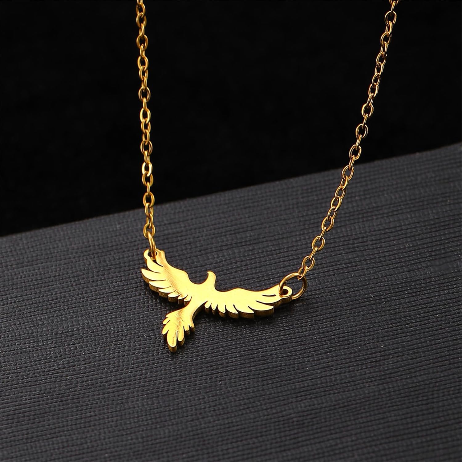 Phoenix Necklace for Women Phoenix Wings Necklace Gold Bird Pendant Elegant Jewelry Graduation Back to School Birthday Gifts for Her - Image 7