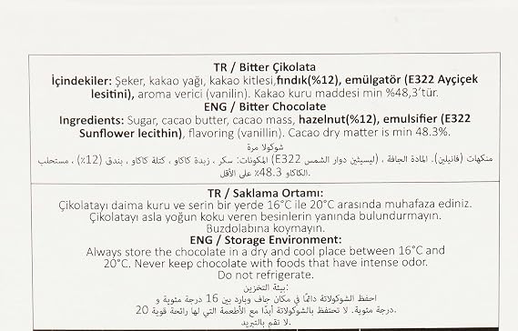 Naturpy Gluten-Free Hazelnut Dark Chocolate 100 g