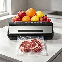 Vaccine Sealer Widened Heating Strip Freezer Vacuum Sealer Comes With Vacuum Bags, Seal Bags, And Hoses Vaccume Sealer Stainless Steel Material