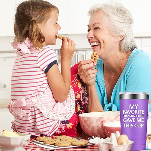 Miniatura 8 de BIRGILT Regalos para la abuela de parte de la nieta, regalo del día de la madre para abuela, regalos de cumpleaños para abuela, regalos de Navidad