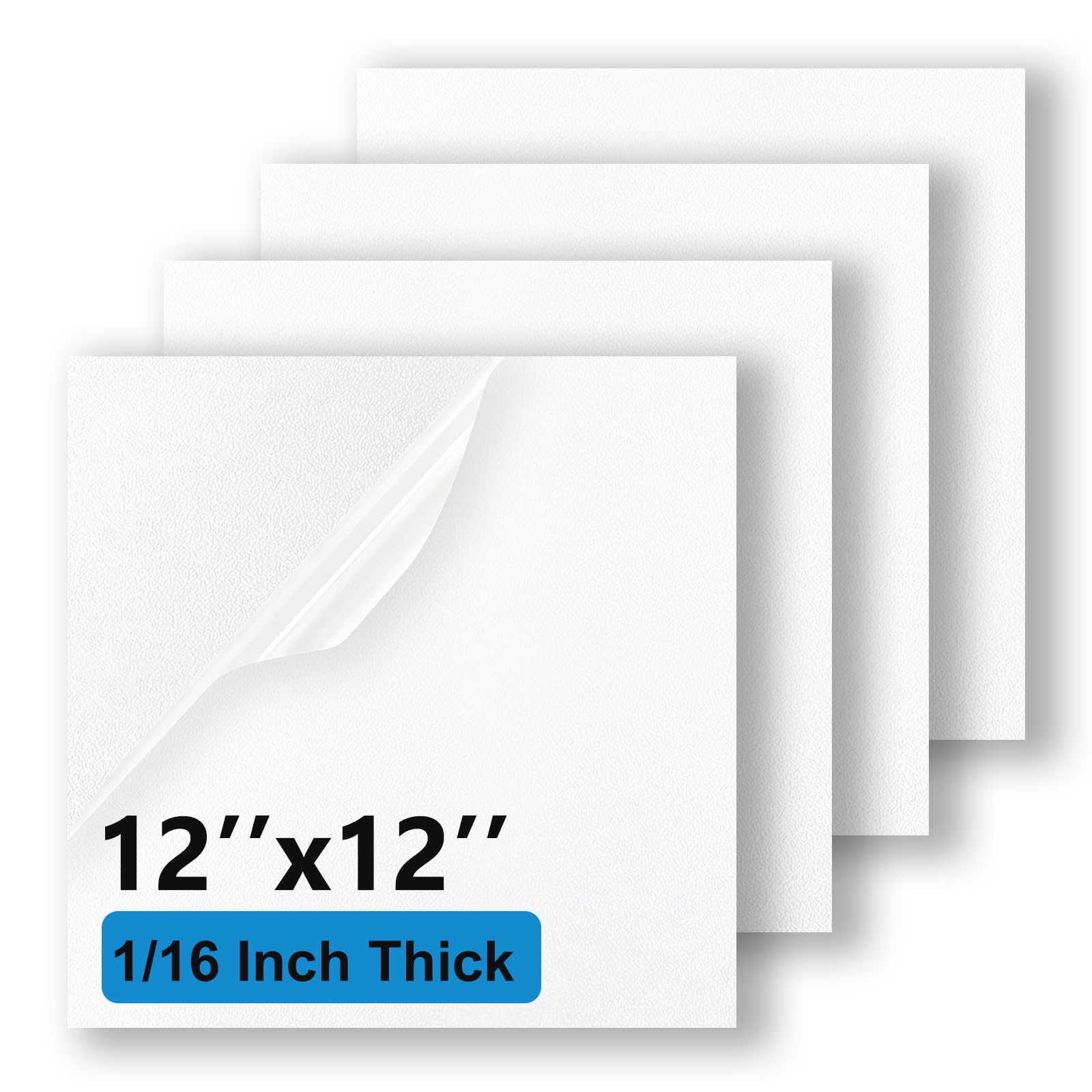 White ABS Plastic Sheets - 2 Pack (8x12 Inch) -27