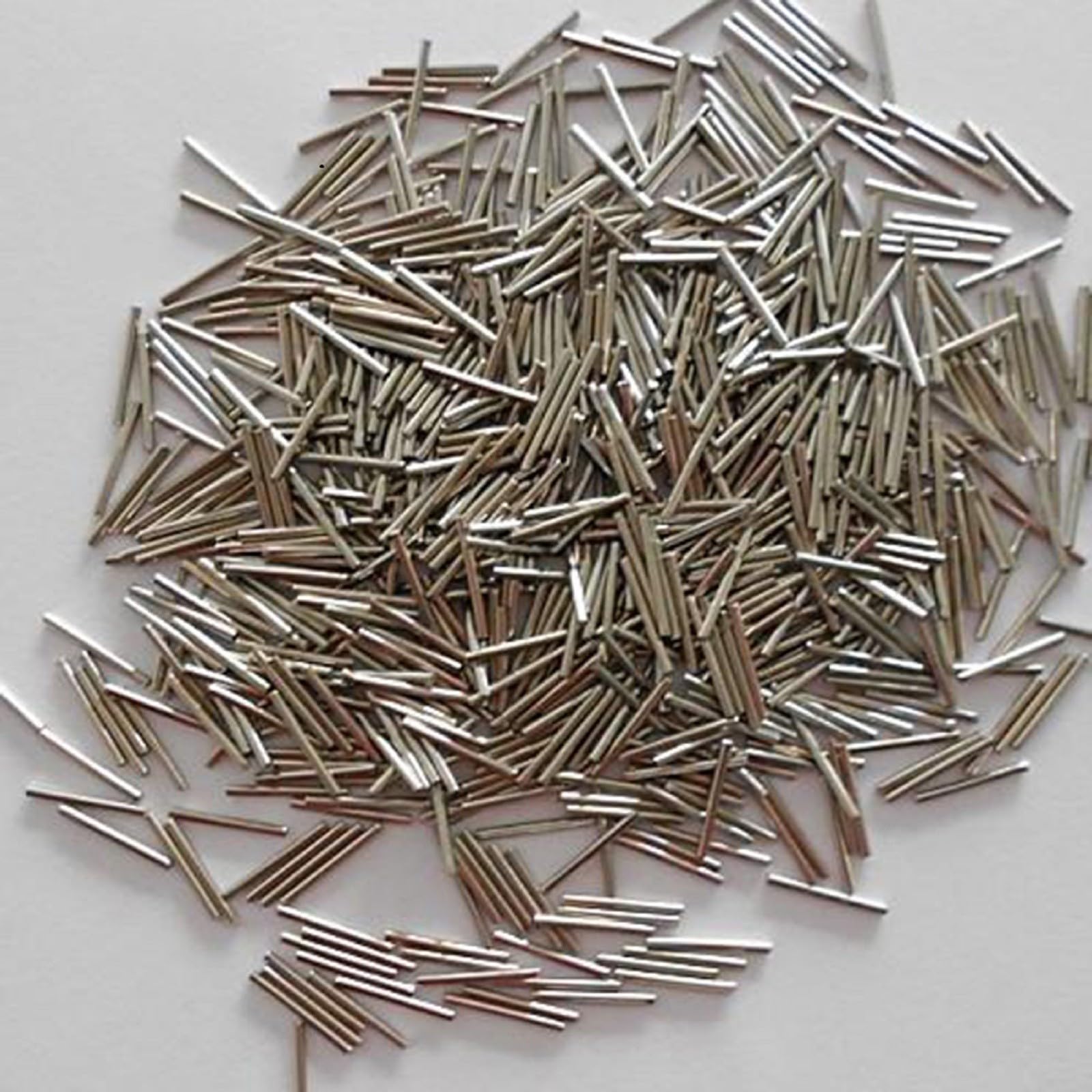 Aguja de pulido de acero inoxidable 304 de 1 kg, aguja de pulido magnética, pasadores de medios de caída para pulir la máquina de pulir, 0.7 × 5 mm