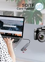 FITLONG 7 az 1-ben USB-C Hub MacBook 4K HDMI SD/TF kártyaolvasó dokkoló 6
