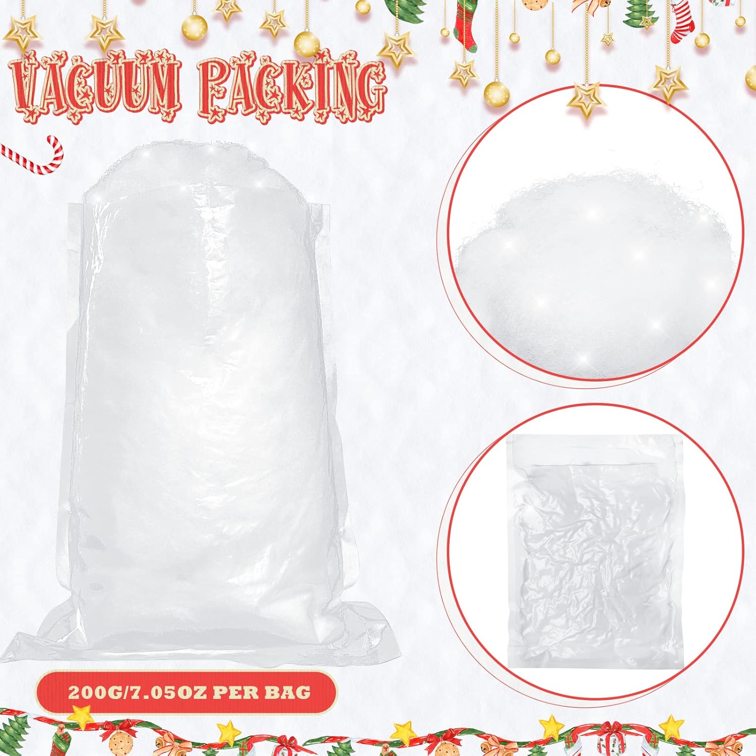 Buy Christmas Fake Snow Decor Artificial Glitter Snow Indoor Snow