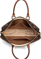 Vista 4 de Malirona Maletín para laptop, para hombres y mujeres, bolsa de hombro tipo mensajero, bolsa cruzada de viaje, bolsa de negocios para laptop de 15