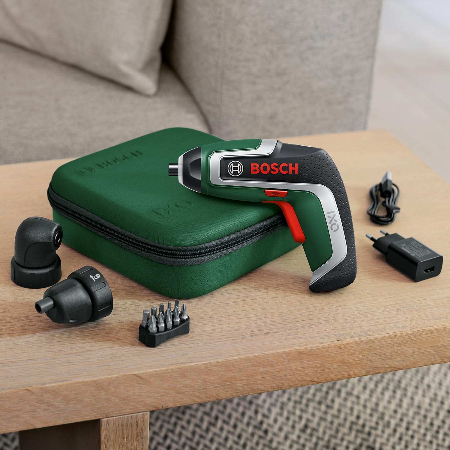 Bosch Estuche de almacenamiento para herramientas y accesorios (caja práctica, compacta y portátil para el destornillador IXO y cepillo de limpieza eléctrico UniversalBrush; 194 x 194 x 67 mm)