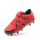 Boys Girls Soccer Cleats Youth Firm Groud Baseball Cleats Sport Athletic Outdoor Trainning Football Shoes for Little/Big Kid
