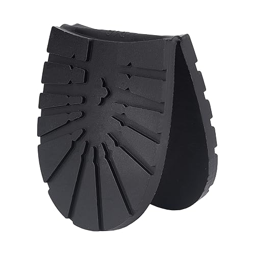 AHANDMAKER Durable Rubber Half Sole and Heels Raised Grain Repair