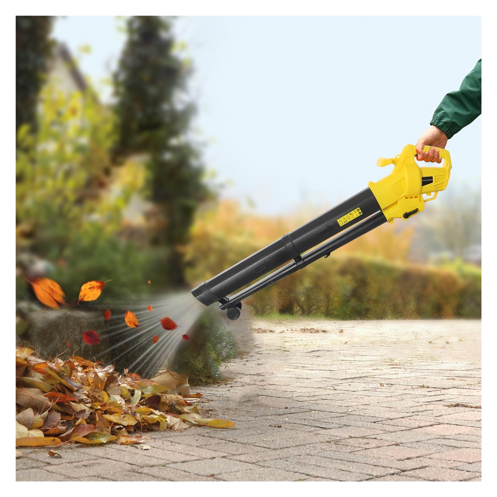 Soffiatore per foglie, Soffiatore elettrico for foglie, aspirapolvere da giardino, for polvere, for ricaricabile
