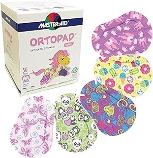 Ortopad® Bamboo Girls Eye Patches, 50/Box (Medium Size, 2-4 yrs) Ice Cream Pack