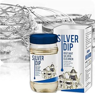 Silver Dip Modicare Silver Dip Instant Silver Cleaner For Home & Kitchen Use, Instant Silver Cleaner Without Silver Loss (Silver Polish)