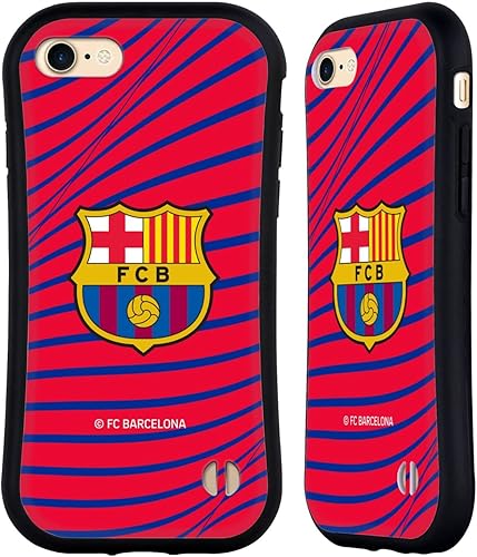 Miniatura 14 de Head Case Designs Officially Licensed FC Barcelona Barca Crest Graphics Hybrid Case Compatible with Apple iPhone 7/8 / SE 2020 & 2022 Barca