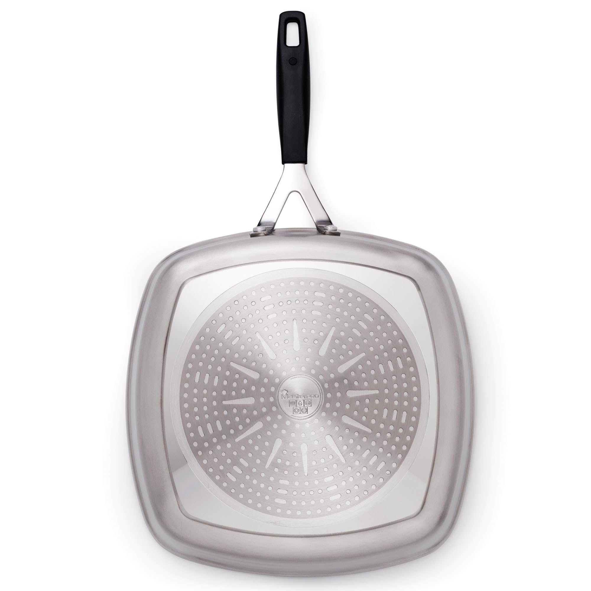 Masterpro Juego de Sartenes Smart Acero Inoxidable Ø 24 cm Ø 20 cm Ø 28 cm 3 Piezas