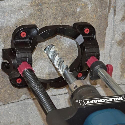 Milescraft 1368 DrillMate Portable Drill Guide - NO CHUCK. Must have 43mm Diameter Collar International Style Drills. Multi-Angle Drilling with Control Spring. NOT FOR MOST DRILLS|Black