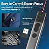 Presentation Clickers for PowerPoint, Rechargeable Aluminum Wireless Presenter Clicker Remote for Mac/Keynote/Computer/Laptop, PowerPoint Clicker for Teacher, Classroom, Office, Meeting-Plug & Play