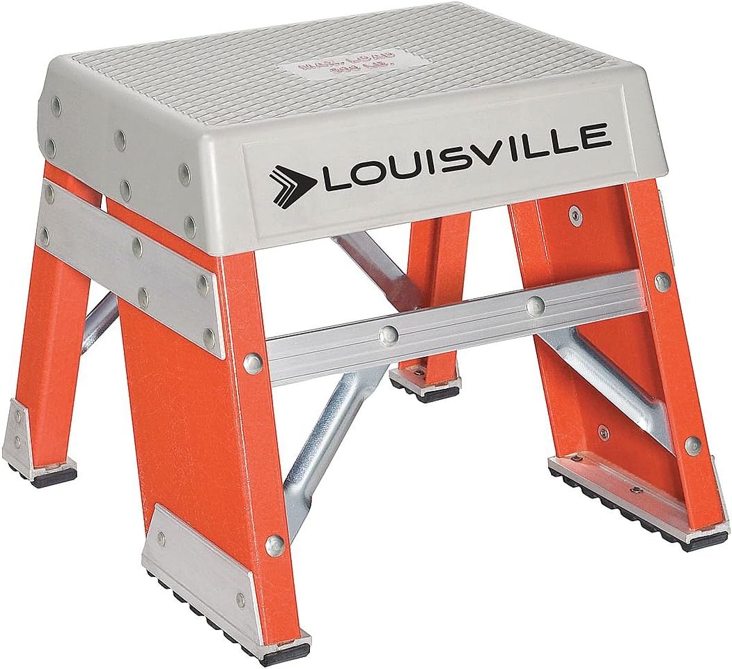 Louisville Industrial Fiberglass Step Stool Model FY8001 Size 1