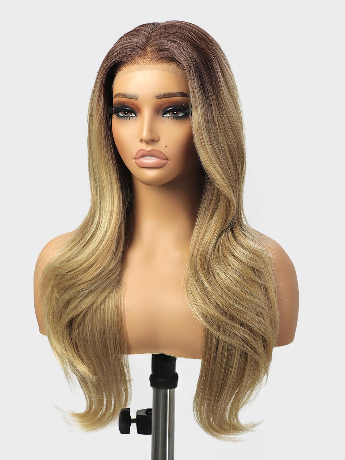 Amazon.com : cuiud Blond Synthetic Lace Front Wig for Women 