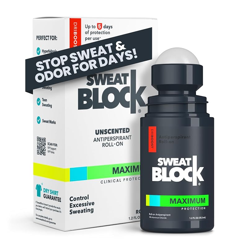 Antitranspirante Roll-On SweatBlock SB-ROLL, 35 mL