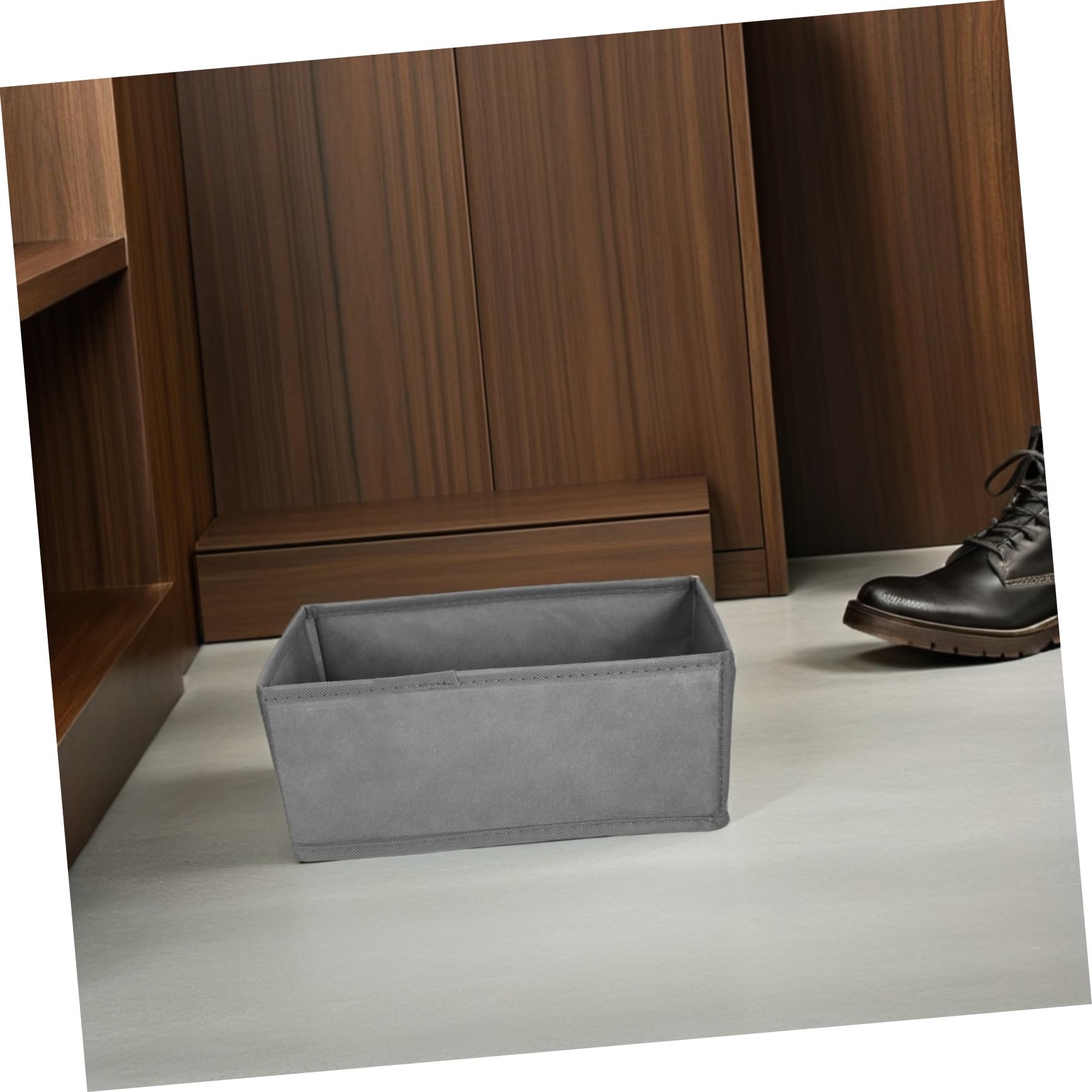 Mikikit Organizzatore per Biancheria Intima 6 Pezzi e Cartone | Scomparti Indipendenti, Design senza Coperchio, per Cassettiere e Armadi, Uso Versatile Salvaspazio