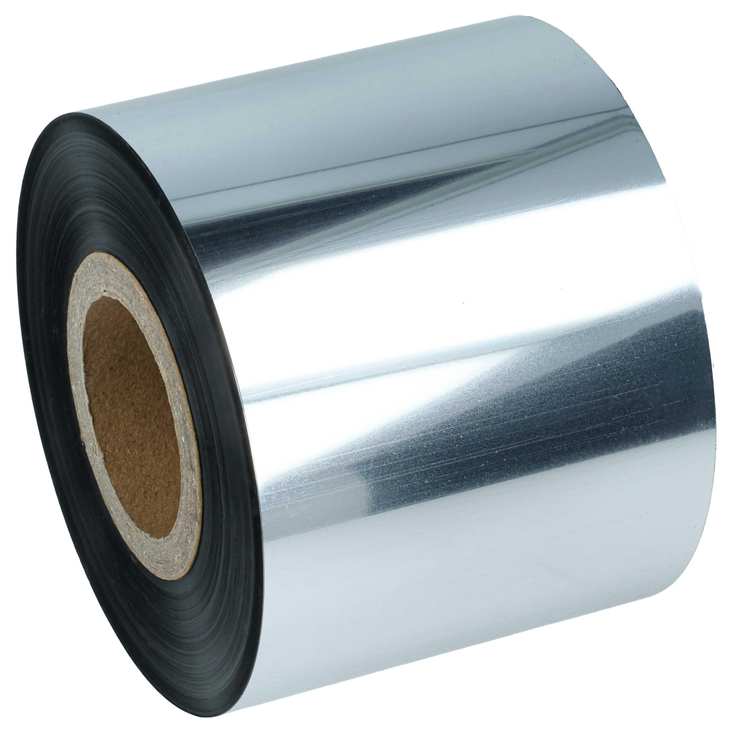 vhbw 5x nastro trasferimento termico compatibile con TSC TTP-247, TTP-246M Plus, TTP-268M etichettatrice, indelebile, 50mmx300m, cera di qualità plus