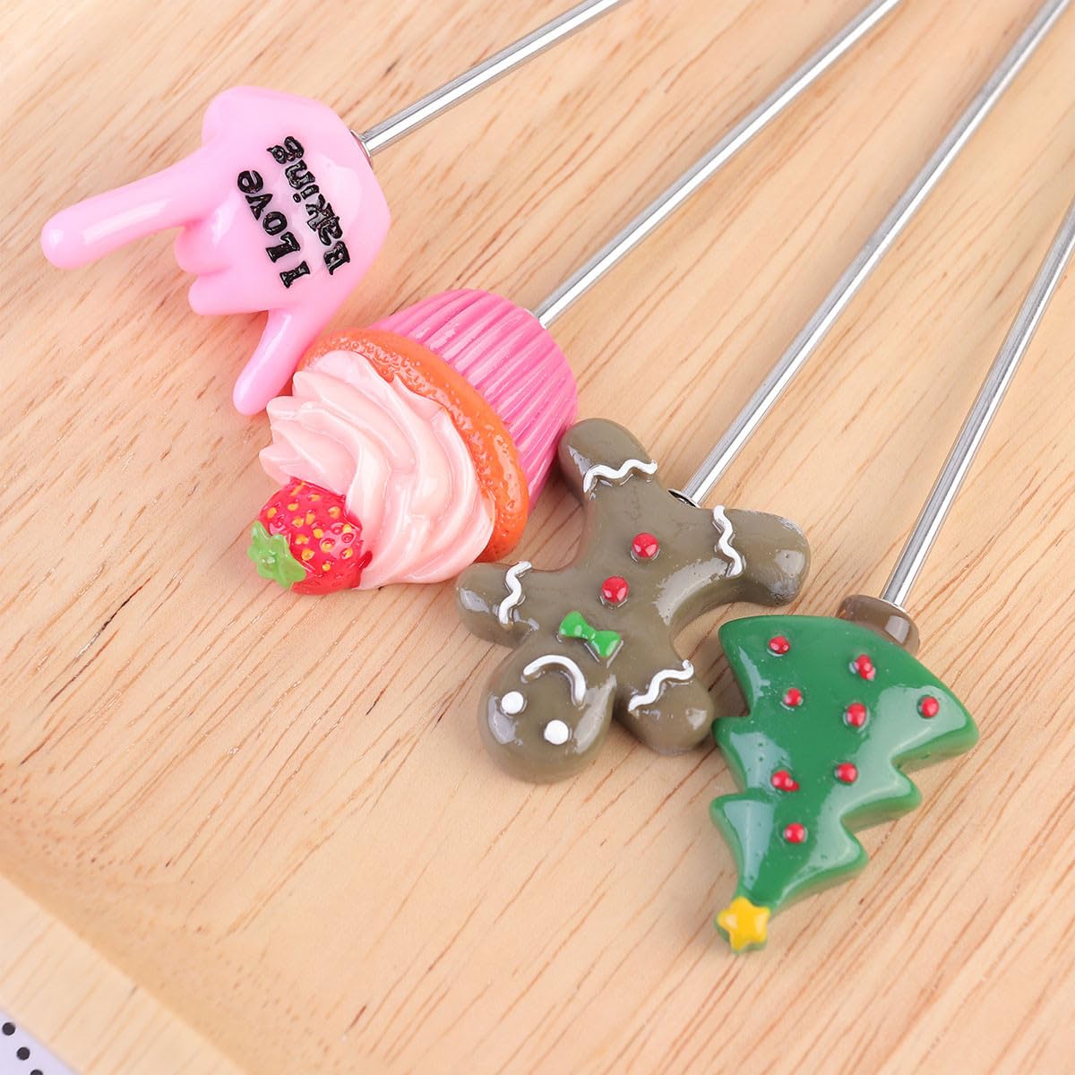 Cabilock 3 Set Aghi per Testare Torte Acciaio Inossidabile Strumenti per Biscotti E Muffin Utensili da Forno Pratici E Facili da per Torte E Cupcake 4 Pezzi*3