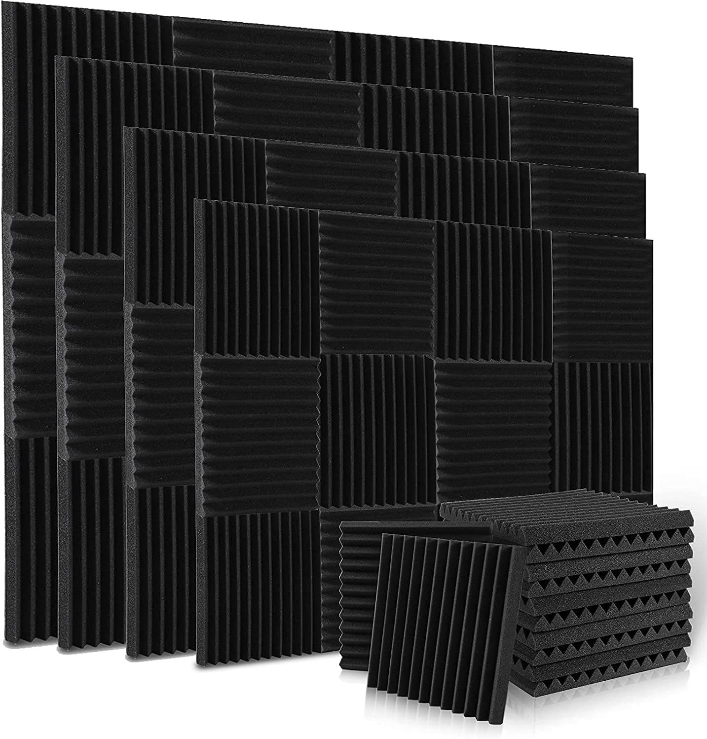 Buy 48 Pack Acoustic Panels, ALPOWL Acoustic Foam Panels 1" X 12" X 12" Inches, Soundproof Wall