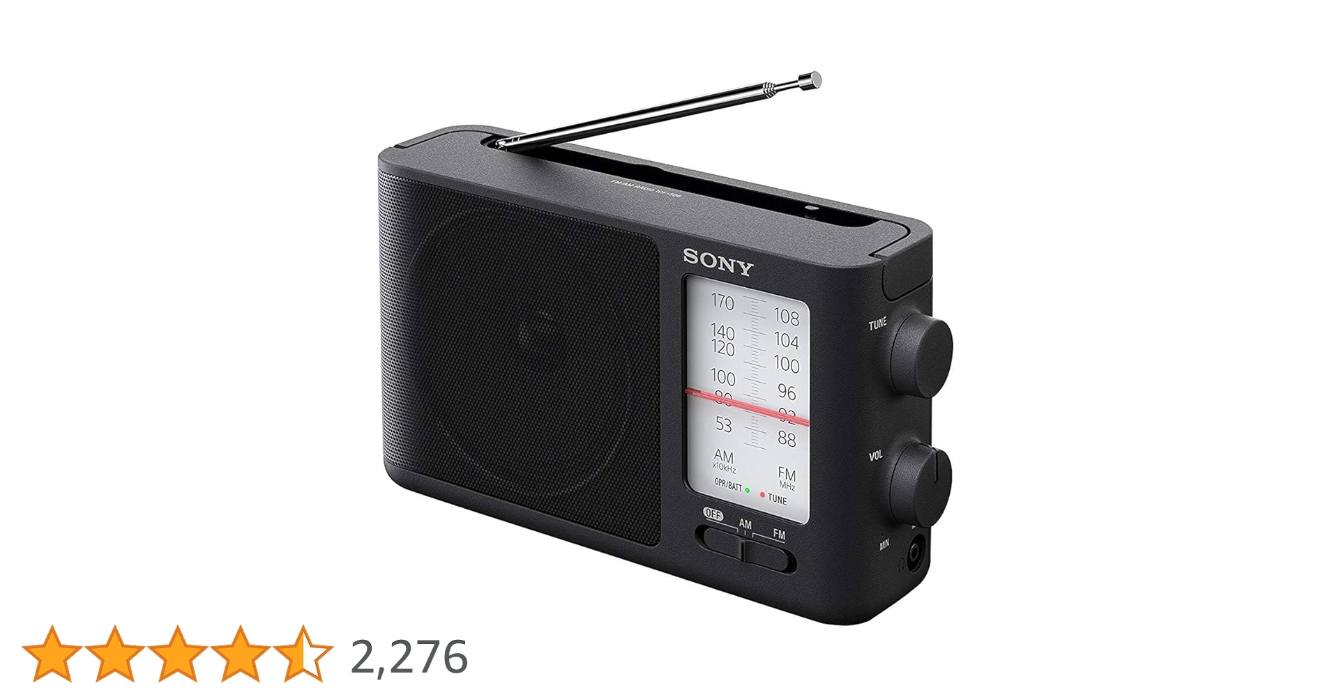 Amazon.co.jp: ソニー ICF-506 アナログチューニングポータブル