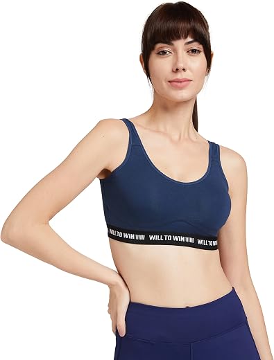 Van Heusen Women Wireless Non Padded Light Impact Sports Bra - Anti Bacterial, Full Coverage