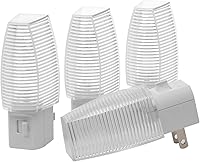 Vista 1 de DEWENWILS Plug in Night Light with Switch, Manual ON Off LED Nightlight for Kids, Nursery, Bedroom, Bathroom, Hallway, Stairways, Corridor, Garage