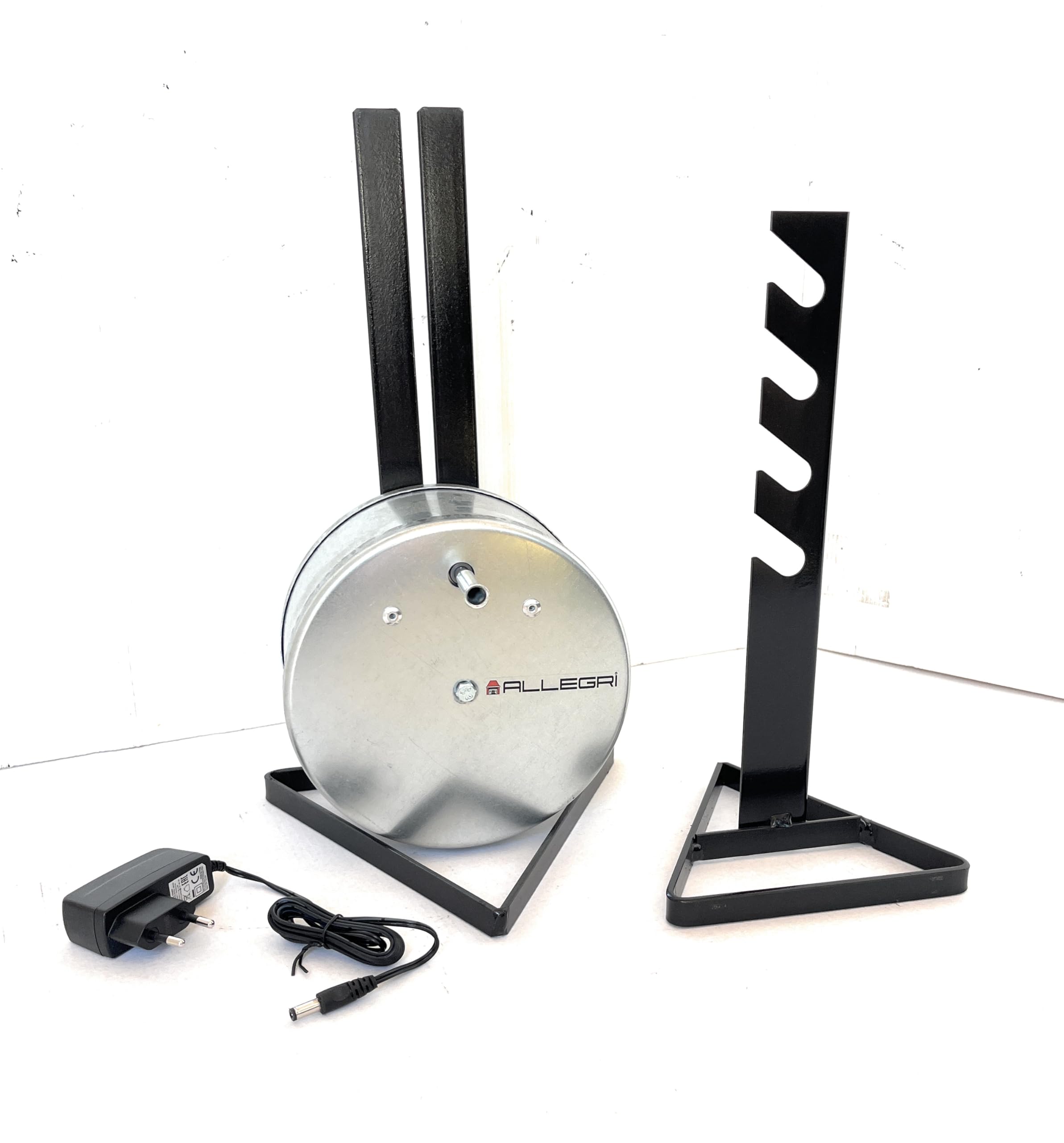 ALLEGRI Girarrosto Elettrico Plus con Spiedo e Fermacarne, Portata Max 10kg