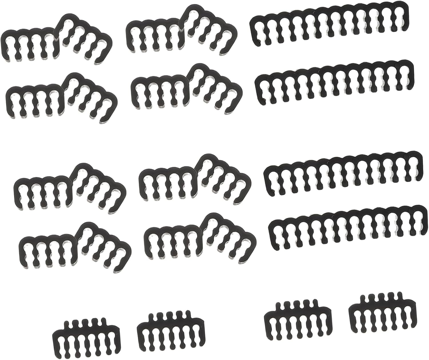 24pcs PC Cable Management Kit Wire Organizer Combs for PC Cooling Durable Power Cable Straps Easy Installation Tidy Workspace 24pcs PC Cable Management Kit Wire Organizer Combs for PC Cooling Durable Power Cable Straps Easy Installation Tidy Workspace