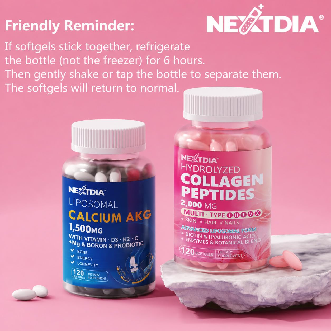 Hydrolyzed Collagen Peptides Supplements Pills for Women 2000mg Gel Capsule — Amazon image 8