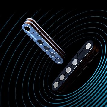 Guitar Pickups Professional Folk Guitar No Need To Drill Holes Professional Acoustic Guitar Vibration Pickup(Silver)