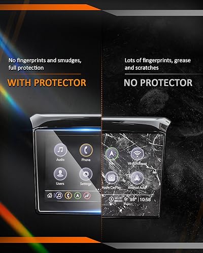 Miniatura 2 de CDEFG Protector de pantalla de vidrio templado para Chevrolet Traverse LT Cloth 2018, 2019, 2020, 2020, 2021, 2022 2023, piel LT, RS, Premier y High