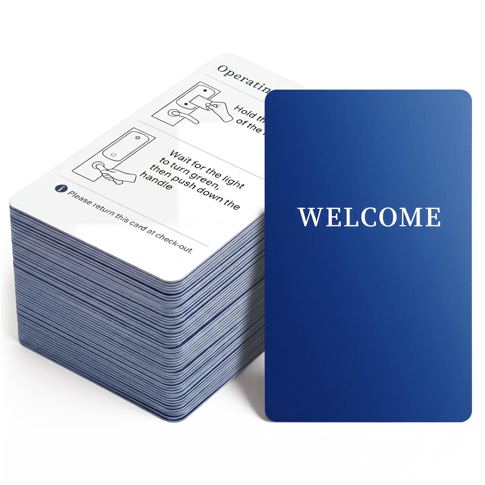 Sabary 500 Pack Hotel RFID Key Card 13.56mhz NFC PVC Access Cards Iso14443-a Rewritable Smart Keycards Compatible with Saflok, Kaba, Onity, Miwa, Securelox and Miwa Hotel Locks