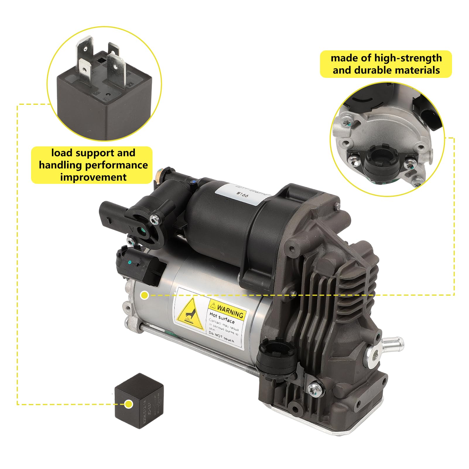 Amazon.com: Air Suspension Compressor Pump Compatible with