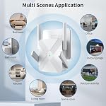 2024 Release WiFi Extender, WiFi Extender Signal Booster for Home Cover up to 10000sq.ft & Dual Band 2.4G&5G Advanced Technology, 1200Mbps WiFi Repeater with Ethernet Port up to 45 Devices