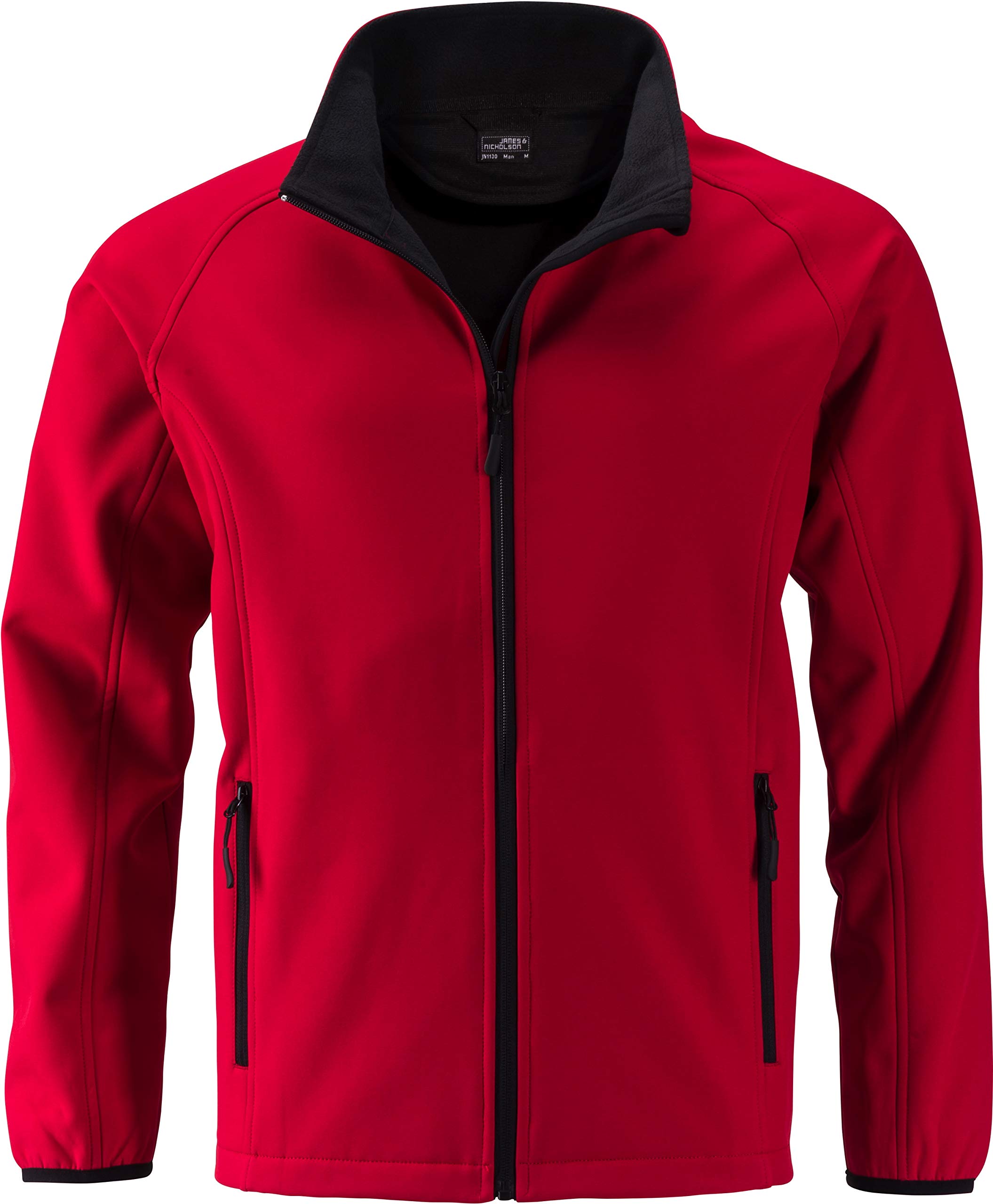 James & Nicholson Herren Raglan Softshelljacke - Klassische Softshelljacke mit Microfleece Innenfutter