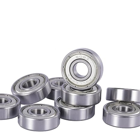 Rollerex Pack of 20 608ZZ ABEC-5 Wheel Bearings For all products using roller skate wheels Chrome Steel - For inline, roller skates, skateboards, RipStik, etc