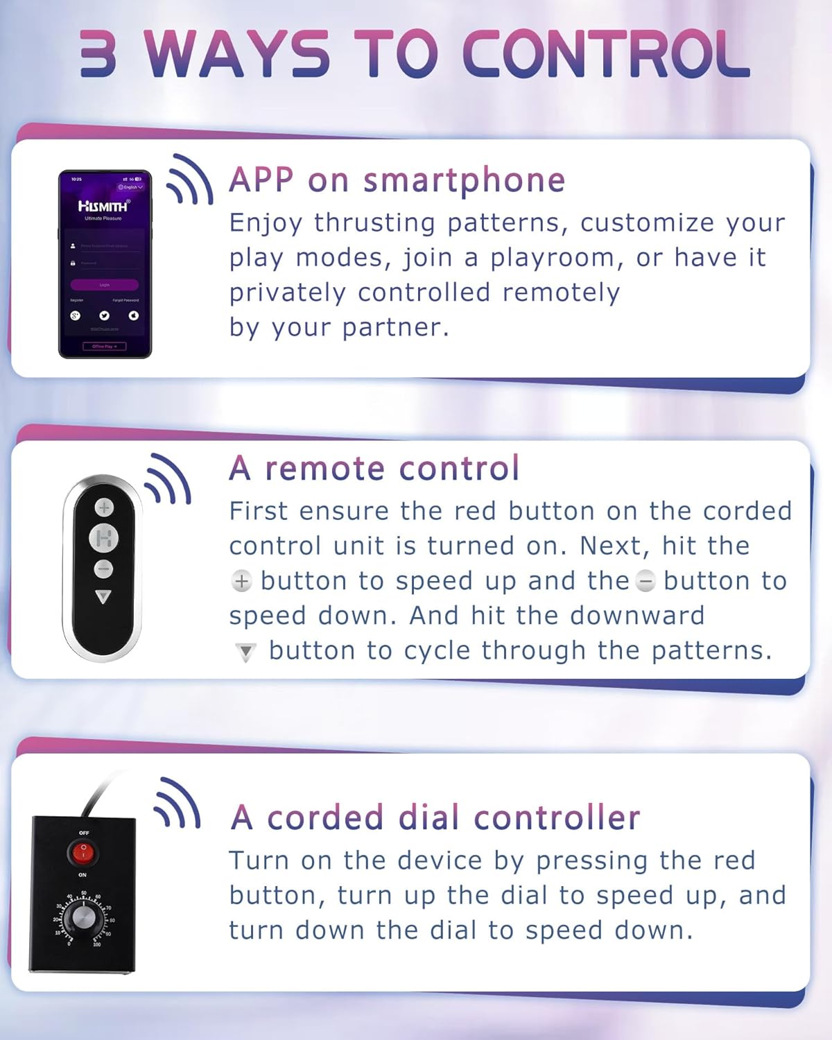 Hismith Sex Machine, Premium Love Machine with App Remote Control, Sex Machine with Practical Matching Machine Device Adapters and Attachements