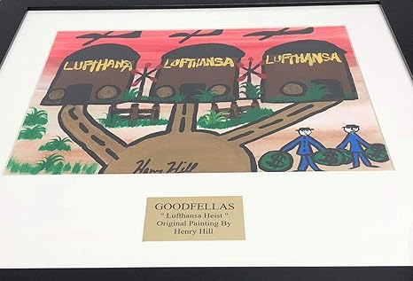 Amazon オリジナルグッドフェラヘンリーヒルルフトハンザ 絵画フレーム入り ヘンリー ヒル コア付き アートフレーム ポスター オンライン通販