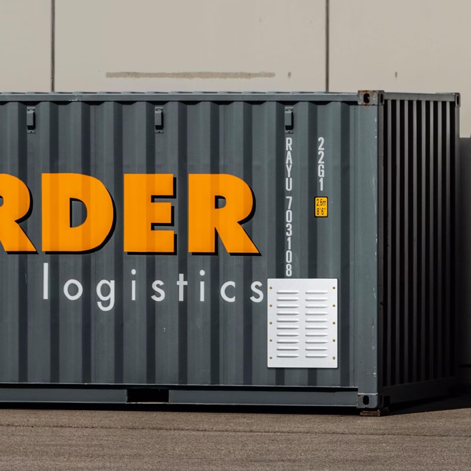 Shipping Container Vent with Metal Mesh, 2 Pack Heavy Duty Container Air Vents, 11.26 x 14 inch, Increase Air Circulation for Container Houses, Containers, Offices and Cabins