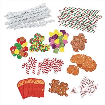 Colorations Decorating Kit for Gingerbread House Item # GINGBITS