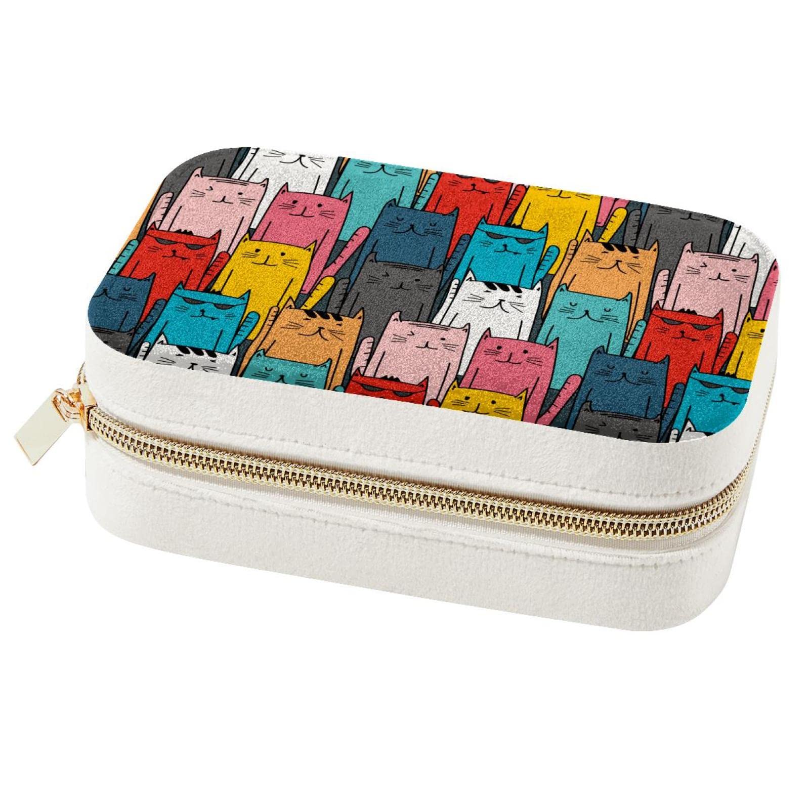 Mini boîte à bijoux chat nomade pour escapades de filles
