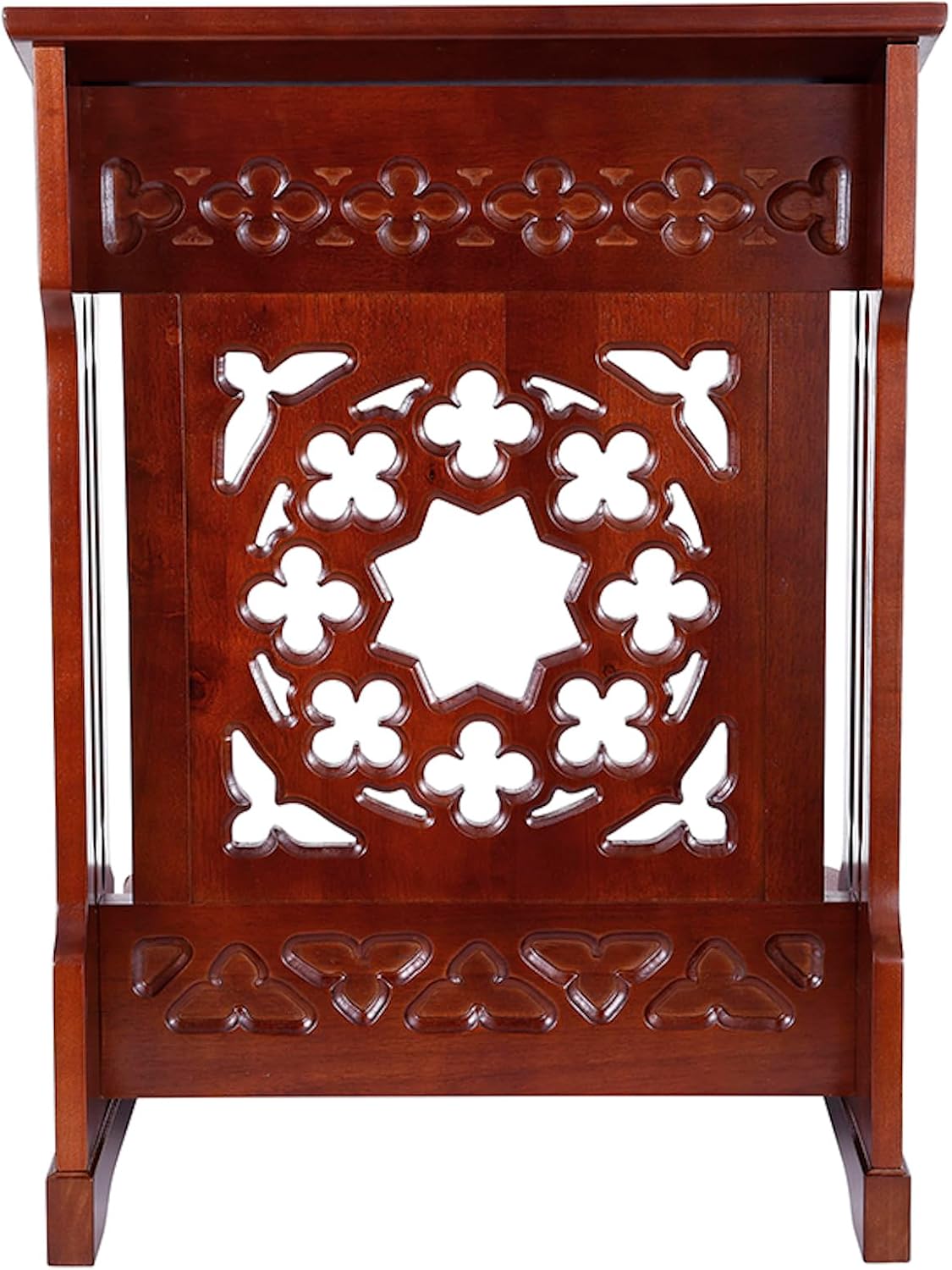 Solid Maple Folding Padded Kneeler, Walnut, Savona