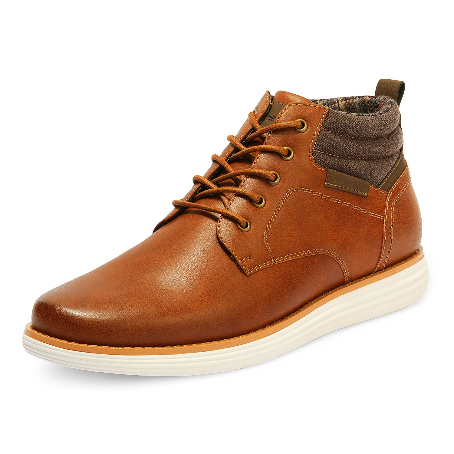 Bruno Marc Mens Mid Top Chukka Sneaker Lace Up Dress Boot