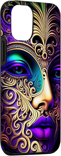 Miniatura 6 de Funda para iPhone 11 Magic Psicodélico Púrpura Mardi Gras para disfraz de carnaval