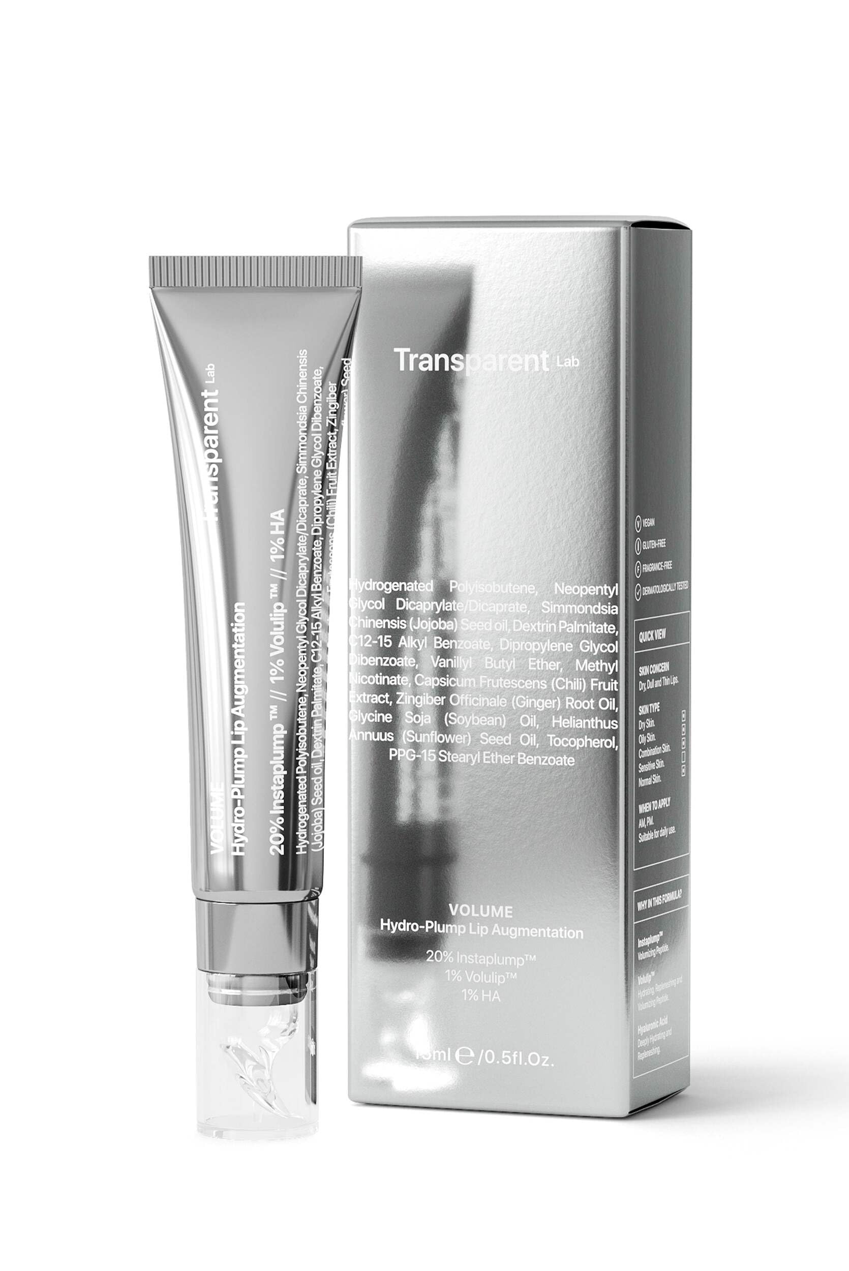 VOLUME - Hydrating Lip-plumping Treatment, Clear, 15 ml - Image 3